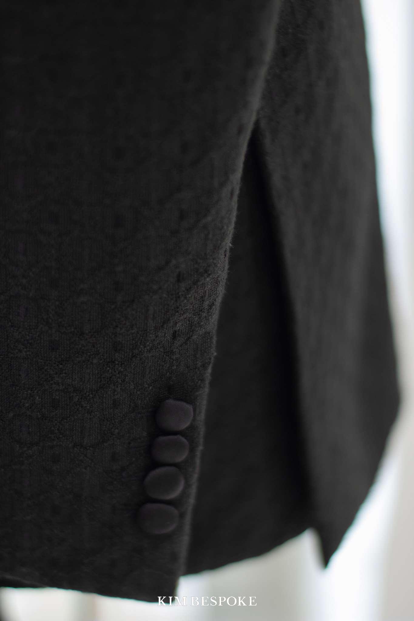 Tweed fabric & many cross-woven sheep wool fibers